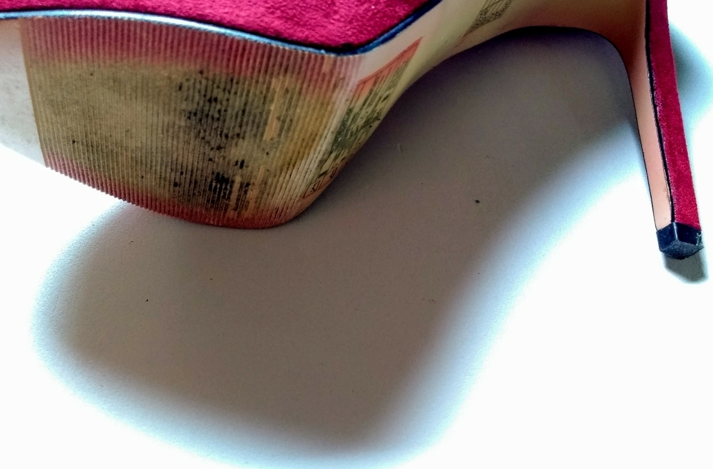 Ruby Red Platform Pumps - Picture 11 of 16